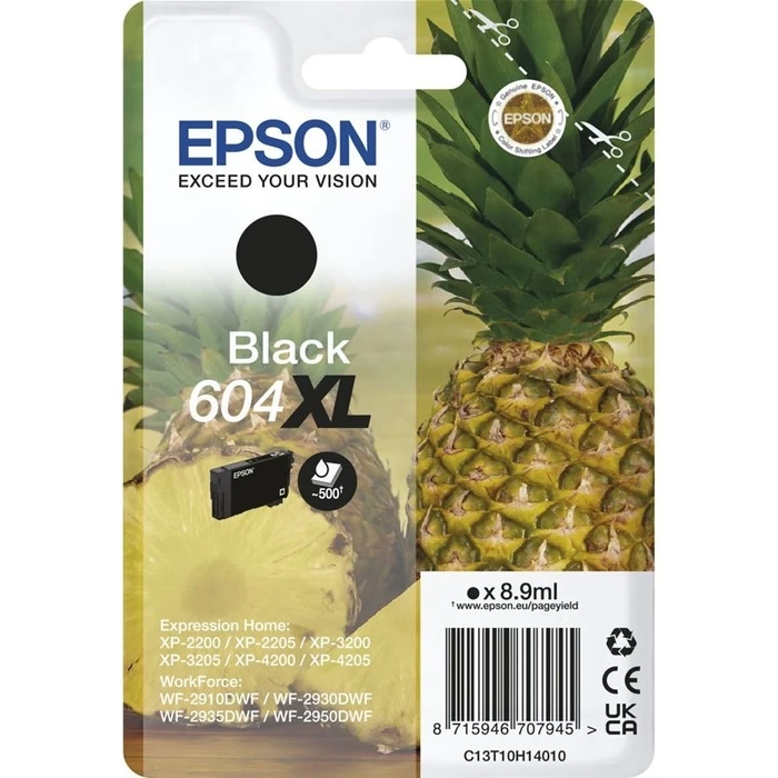 Μελάνι Εκτυπωτή Epson Black 604 XL T 10H1