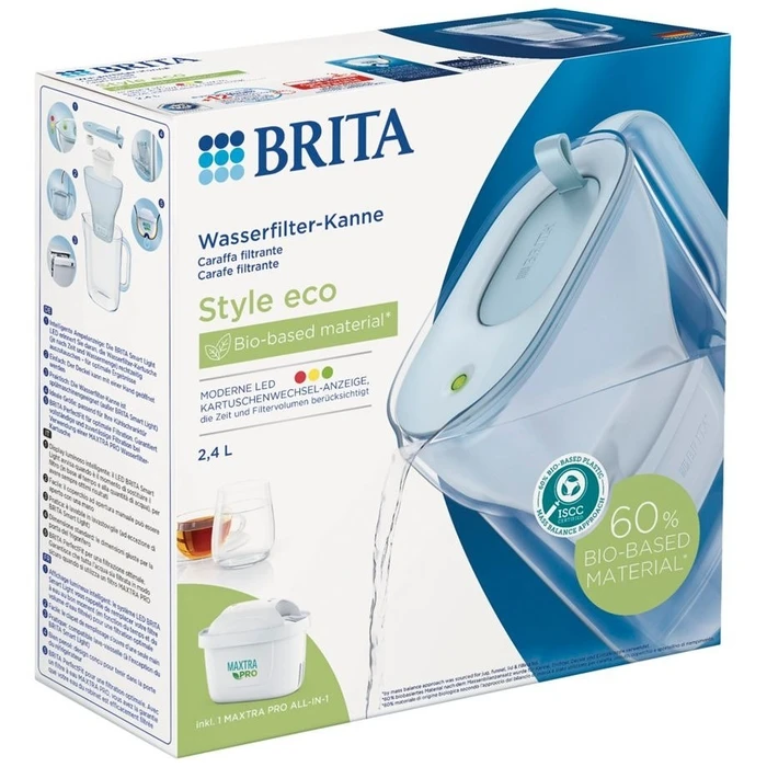 Κανάτα Με Φίλτρο Brita Style eco glacier blue