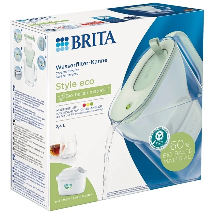 Κανάτα Με Φίλτρο Brita Style eco light green