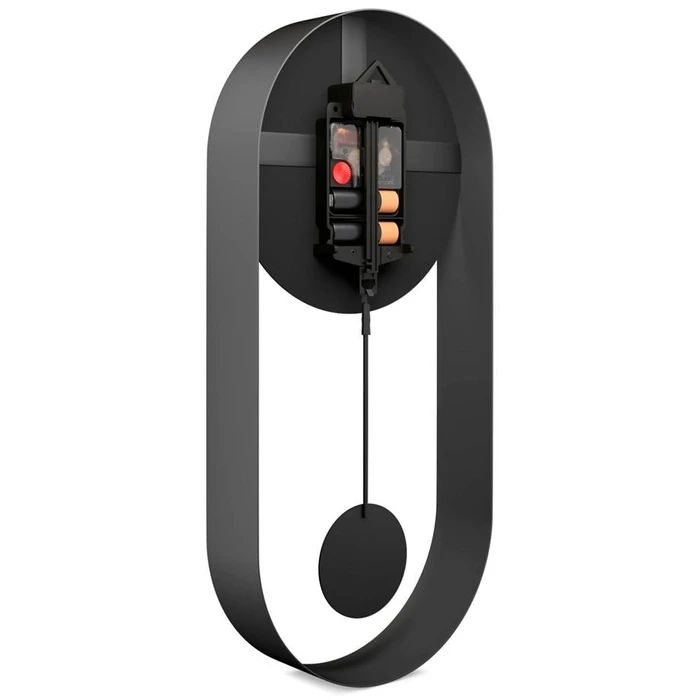 Ρολόι Τοίχου Mebus 12931 Black Quartz Pendulum Clock