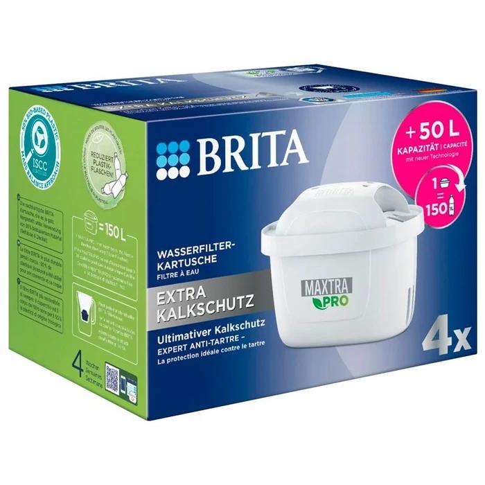 Ανταλλακτικά Φίλτρα Νερού Brita MAXTRA PRO Extra Lime Protection Pack 4