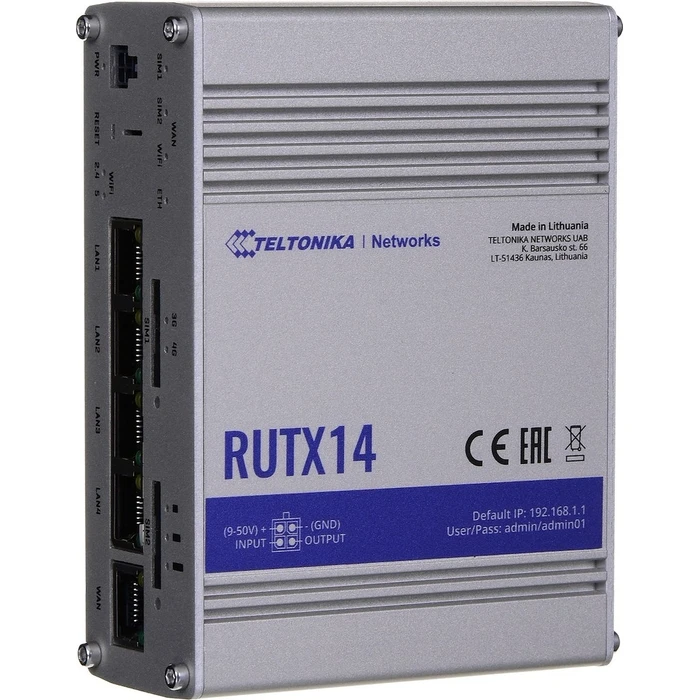 Router Teltonika RUTX14 LTE Cat 12