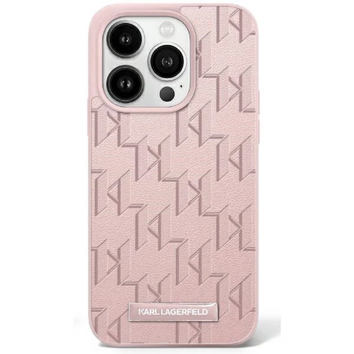 Karl Lagerfeld KLHMP16SPKHPORPP Apple iPhone 16 hardcase Hot Stamp MagSafe pink