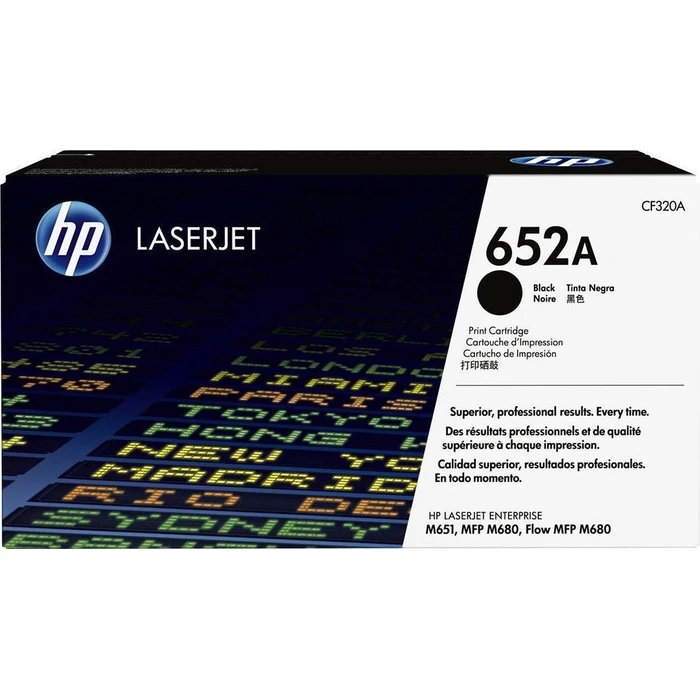 Toner HP 652A - Black - Original - LaserJet (CF320A)