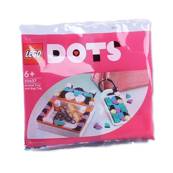 LEGO Dots Polybag Animal Storage Tray & Bag Tag(30637)