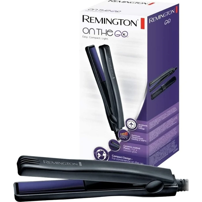 Πρέσα Μαλλιών Remington Straightener (S2880) Define & Style Mini Black