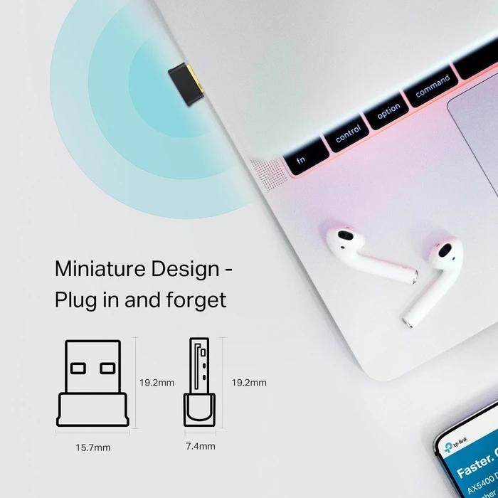 Αντάπτορας Δικτύου USB TP-Link WLAN-Stick Archer T2UB Nano