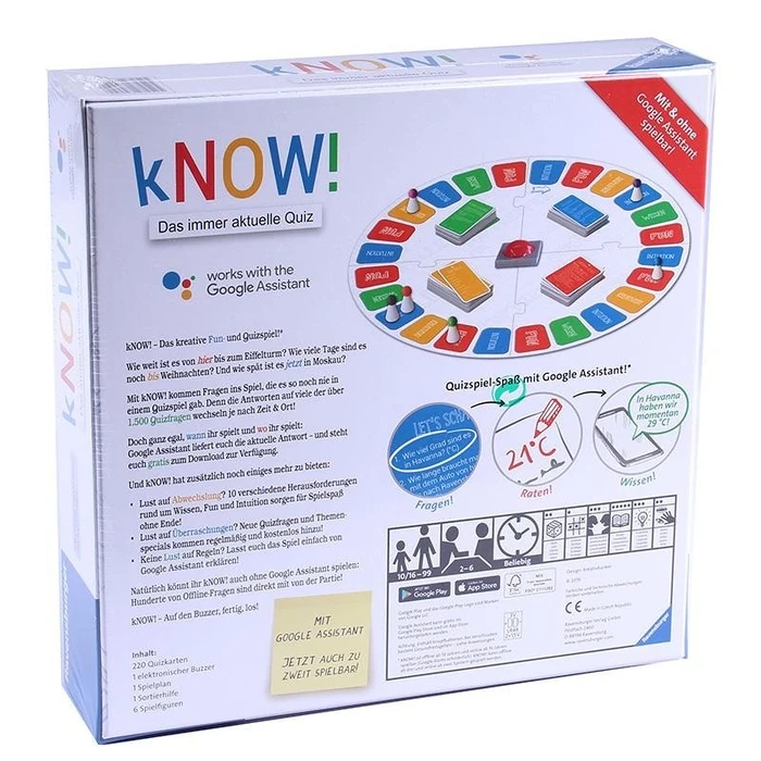 Επιτραπέζιο Παιχνίδι Ravensburger kNOW! Quiz game German (27252)