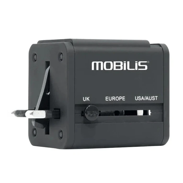 Φορτιστής Πρίζας Mobilis WORLDWIDE TRAVEL 2 USB