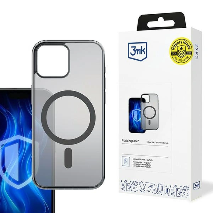 3MK Frosty MagCase Apple iPhone 12 Pro Max black