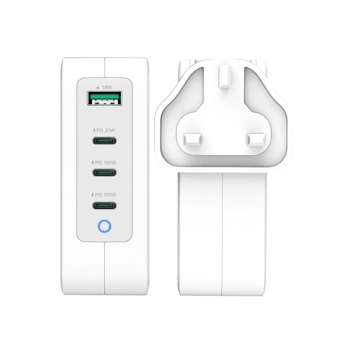 Φορτιστής Πρίζας J5create 130W GAN USB-C 4-PORT CHARGER - UK
