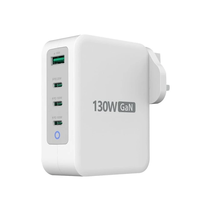 Φορτιστής Πρίζας J5create 130W GAN USB-C 4-PORT CHARGER - UK