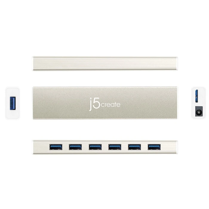 USB Hub J5create USB-C 7- PORT HUB - EU/UK