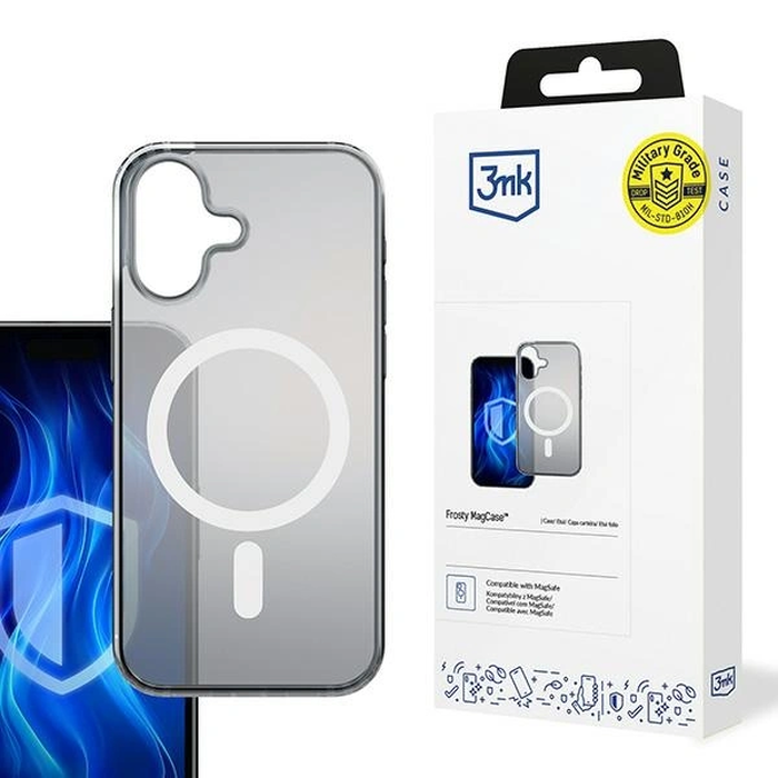 3MK Frosty MagCase Apple iPhone 16 Plus white
