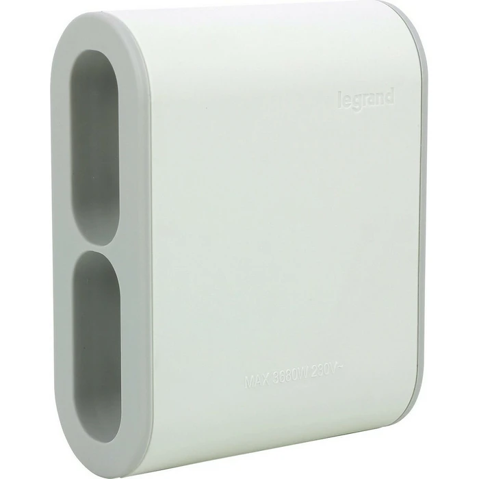 Ταφ Ασφαλείας Legrand SurgeArrest 2 Outlets Φις White/Grey