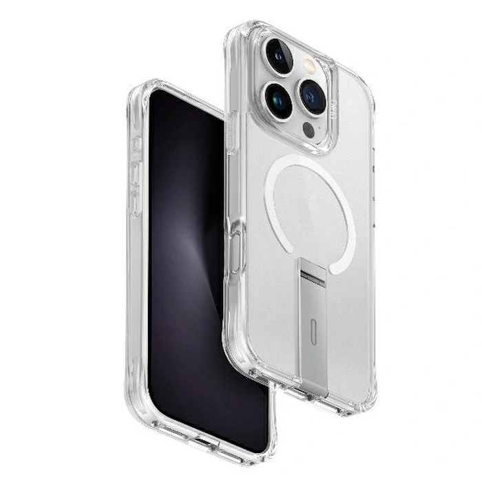 UNIQ Eleva with Vertica Stand Apple iPhone 16 Pro lucent clear