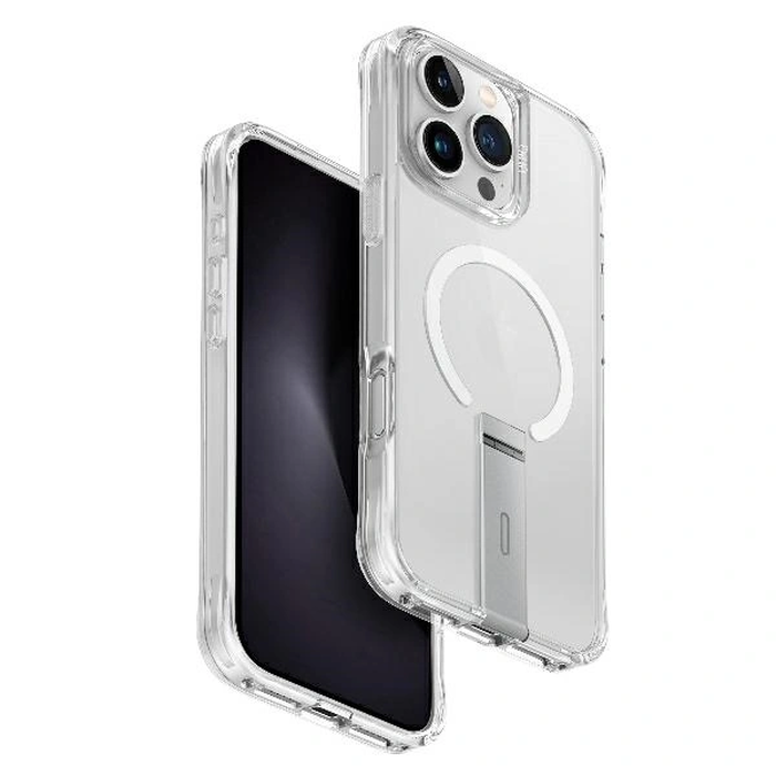 UNIQ Eleva with Vertica Stand Apple iPhone 16 Pro Max lucent clear