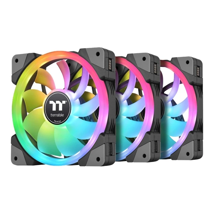 Case Fan 12cm Thermaltake SWAFAN EX12 RGB TT Premium Edition Black 3 pc(s)