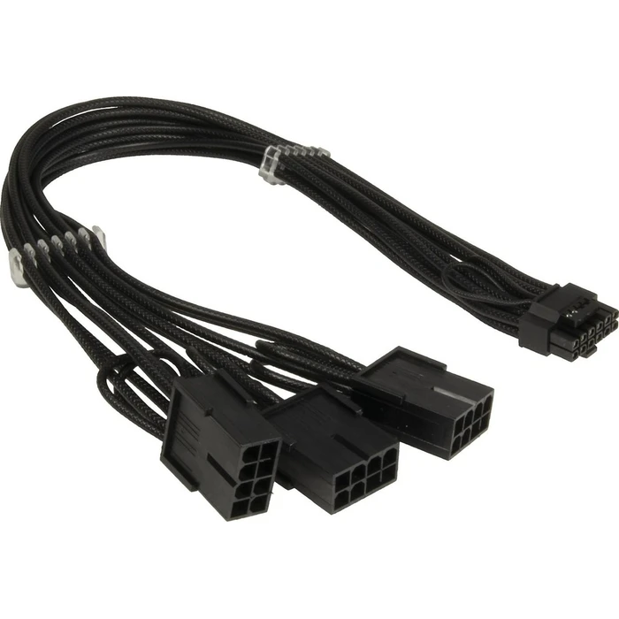 Καλώδιο Inter-Tech GPU-02 (12+4pin) to 3x8pin PCIe, 34cm