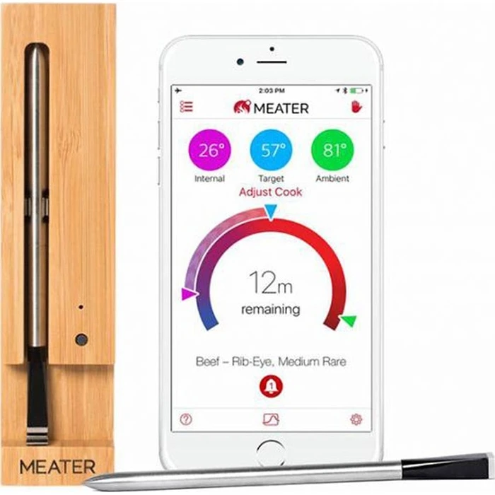 Θερμόμετρο Μαγειρικής Meater Plus W LAN 50m for oven, grill, kitchen
