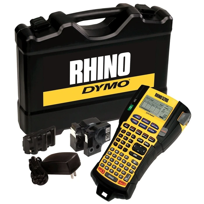 Ετικετογράφος Dymo Rhino 5200 in a sturdy hard case. ABC UK/HK
