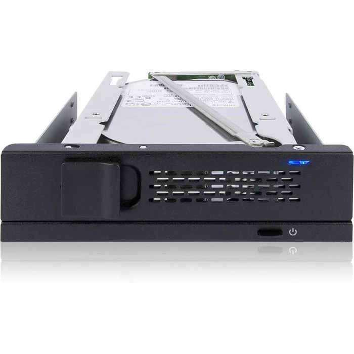 Θήκη Σκληρού Δίσκου We-Ra. Icy Dock 1x 3.5" SATA in 1x 5.25" bay mobile rack fanl