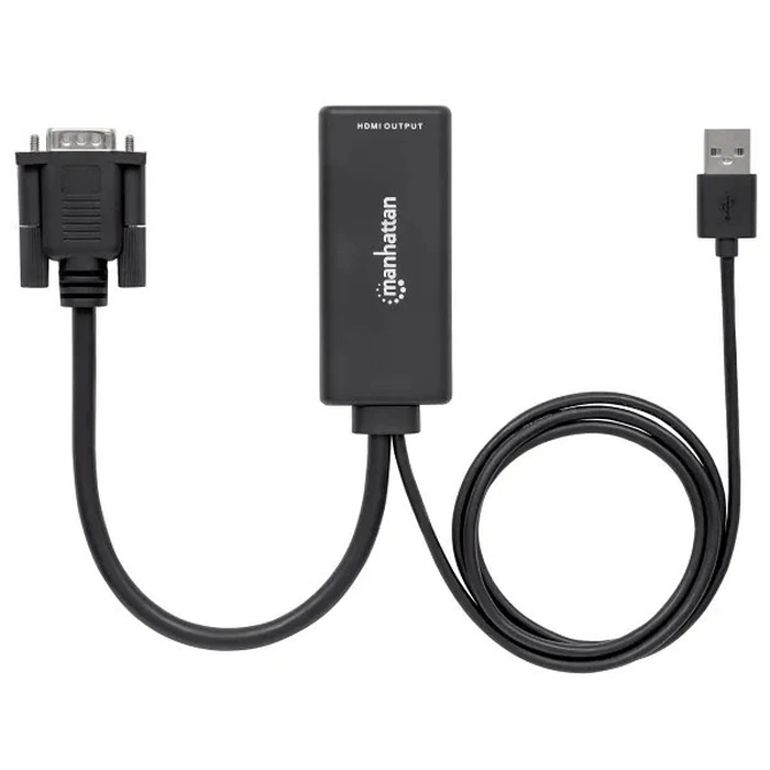 HDMI Converter Manhattan VGA USB White