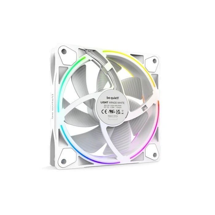 Case Fan 12cm Be quiet 120*120*25 Light Wings White PWM speed 3x