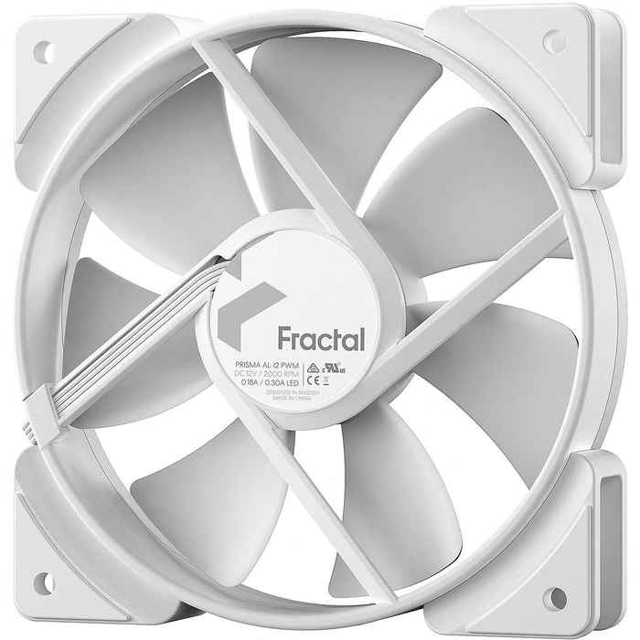 Case Fan 12cm Fractal Design Prisma AL-12 PWM 120mm RGB LED white