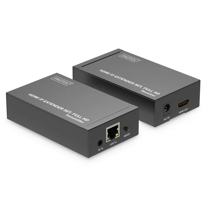 HDMI Extender Digitus IP Set 120m Full HD Black