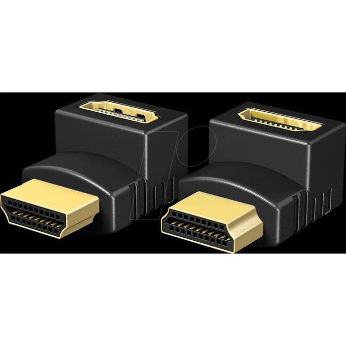 Αντάπτορας HDMI Icy Box Typ A -> HDMI Typ A M/F 90° (b)