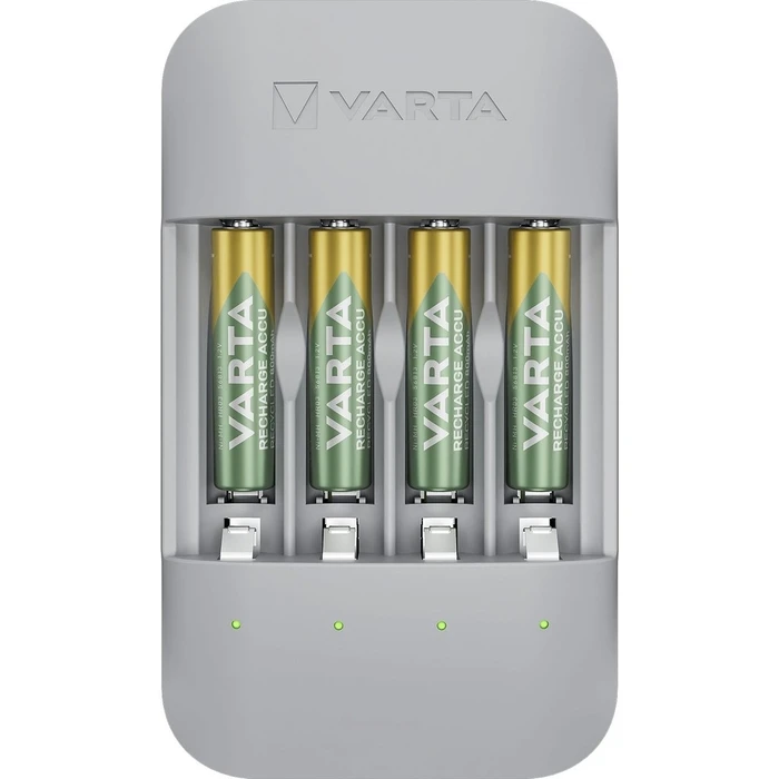 Φορτιστής Μπαταριών Varta Eco Charger Pro Recycled 4x AAA 56813 800mAh