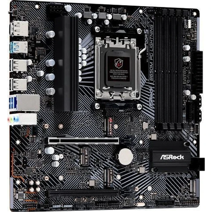 Motherboard ASRock B650M PG Lightning AM5 mATX DDR5