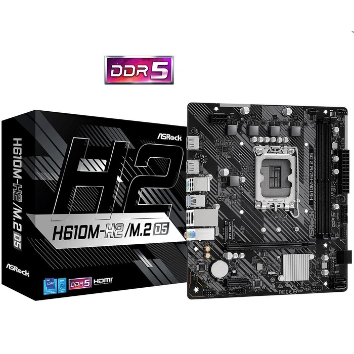 Motherboard ASRock H610M-H2/M.2 D5 1700 mATX DDR5