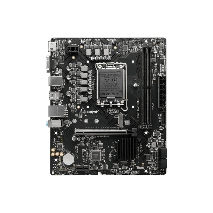 Motherboard MSI PRO H610M-E (H610,S1700,mATX,DDR5)