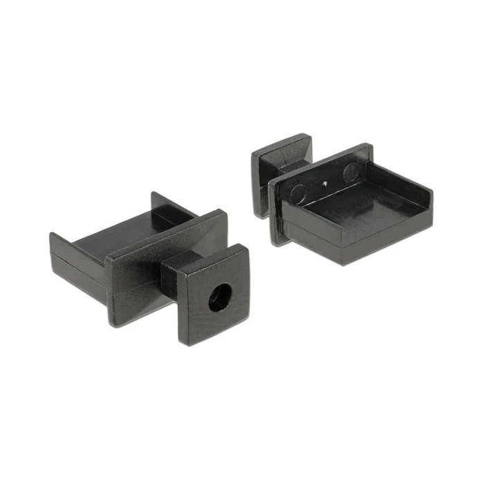 Αξεσουάρ Δικτύου Delock dust protection TypA-socket with Griff Black 10 pieces