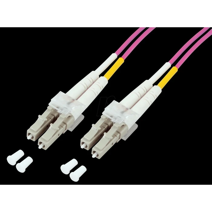 Καλώδιο Οπτικής Ίνας EFB Duplex Jumper LC-LC 50/125,OM4,LSZH,violett,2.0mm,2m