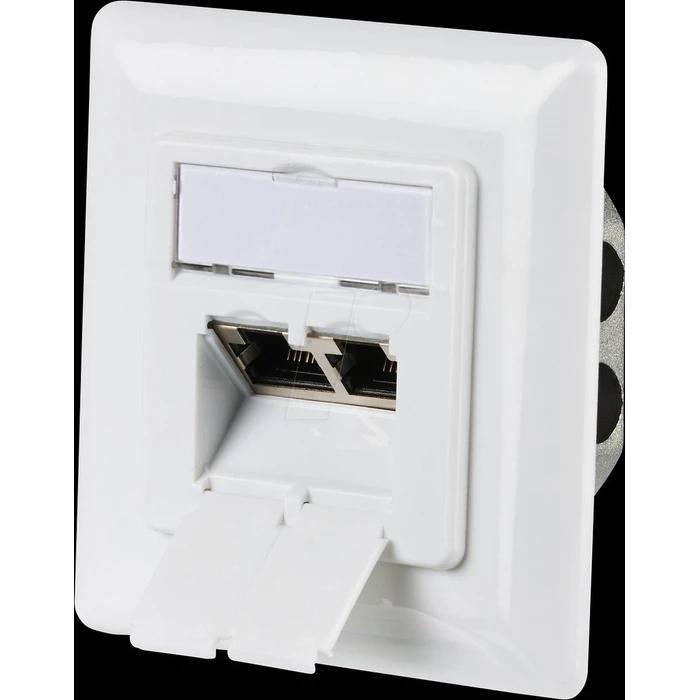 Πρίζα Δικτύου EFB socket CAT6a flush-mounted 2--fold RJ45,