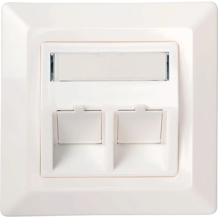 Πρίζα Δικτύου Schwaiger junction 2x Keystone White