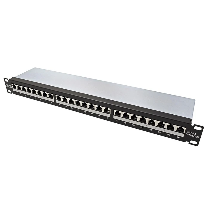 Patch Panel Trendnet 24-port Cat6a shielded 19"