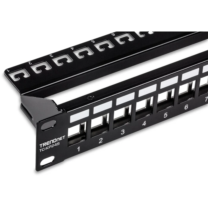 Patch Panel Trendnet 24 port Cat6 shielded 1U 19" rackmount
