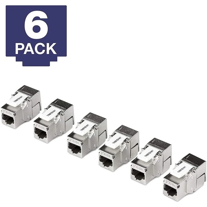 Αντάπτορας Δικτύου Trendnet shieldede Cat6A Keystone-Jacks Pack of 6