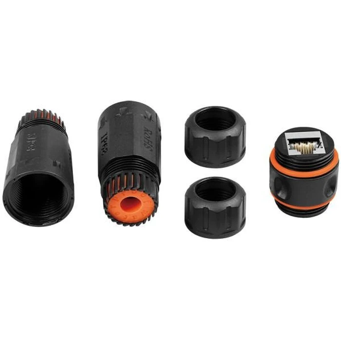 Αντάπτορας Δικτύου Logilink connector Outdoor, Cat.6A, IP68 Wasserg.