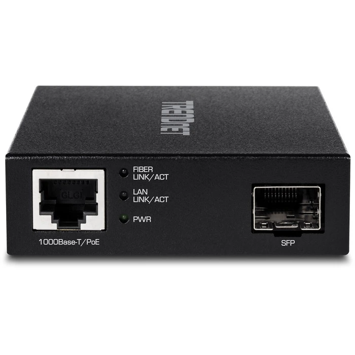 Media Converter Trendnet fiber optic Gigabit PoE PD SFP