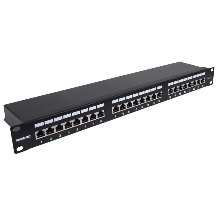 Patch Panel Intellinet 24-Port Cat6a FTP 1HE Black