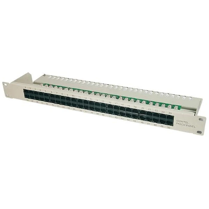 Patch Panel Digitus 1HE 25-Port Cat3 unshielded ISDN gray