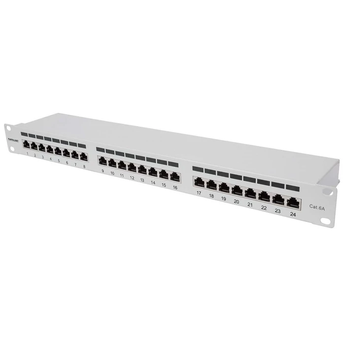 Patch Panel Intellinet 24-Port Cat6a FTP 1HE gray