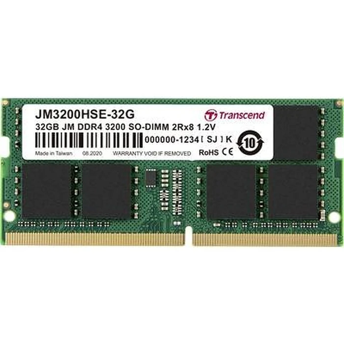 Μνήμη RAM Φορητού SO DDR4 32GB 3200 CL22 Transcend JetRam, JM3200HSE-32G