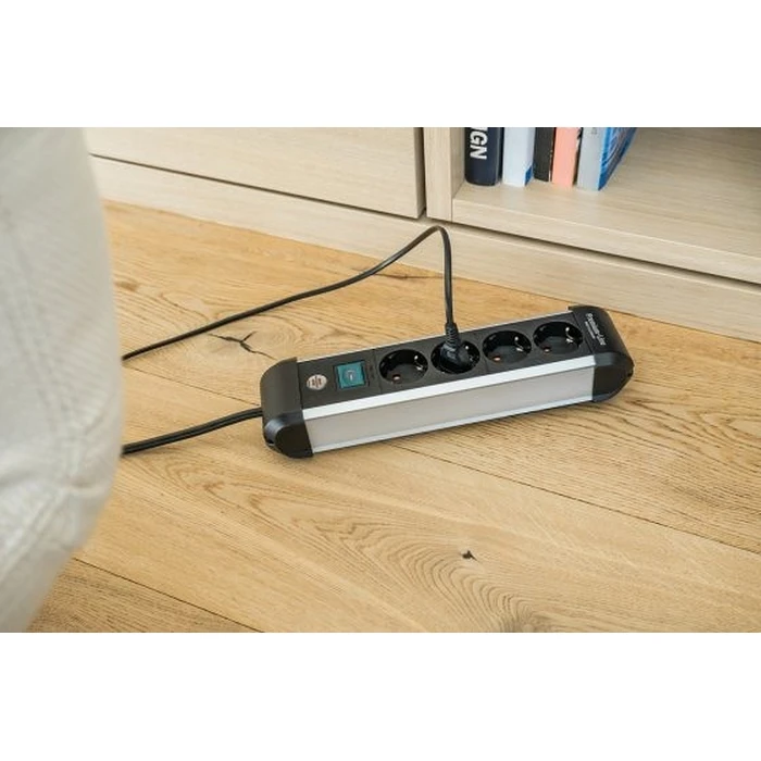 Πολύπριζο Ασφαλείας Brennenstuhl power strip Premium-ALU-Line 4-fold 1,8m