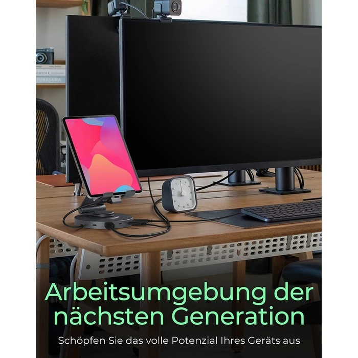 Βάση Tablet Icy Box rotatable with USB Type-C docking station